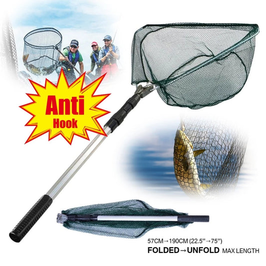 190cm Telescopic Landing Net Folding